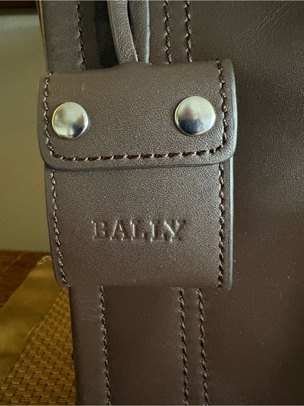 Bally Switzerland Vintage Trainspotter Messenger Bag